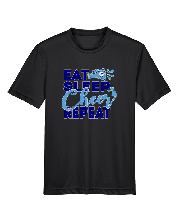 Pueblo HS Cheer Eat Sleep Cheer - Youth Performance Shirt