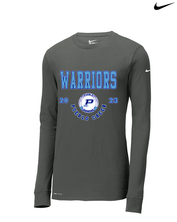 Pueblo HS Cheer Swoop - Mens Nike Longsleeve