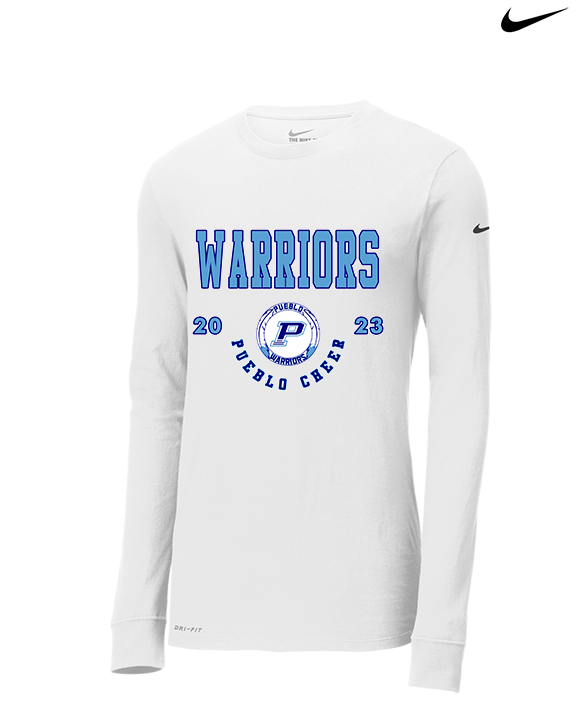 Pueblo HS Cheer Swoop - Mens Nike Longsleeve