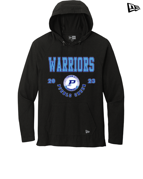 Pueblo HS Cheer Swoop - New Era Tri-Blend Hoodie