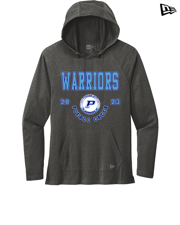 Pueblo HS Cheer Swoop - New Era Tri-Blend Hoodie