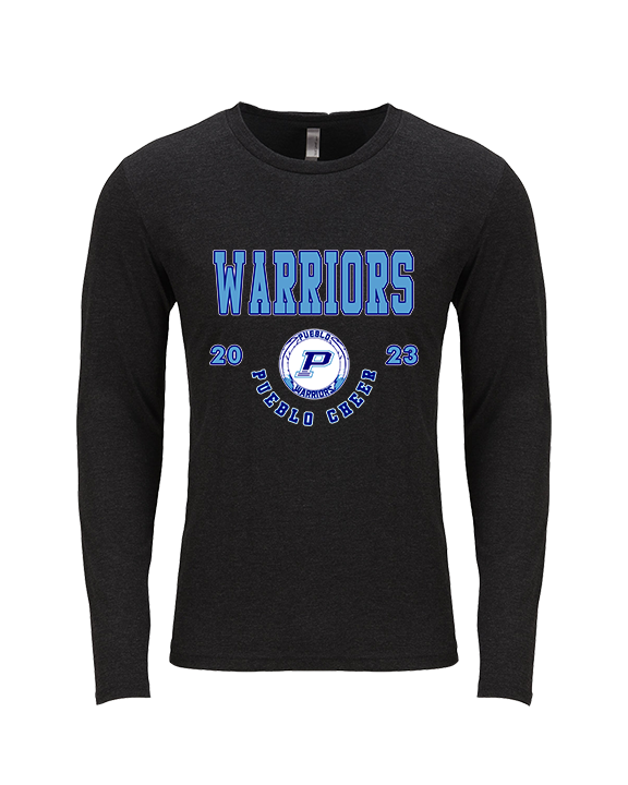 Pueblo HS Cheer Swoop - Tri-Blend Long Sleeve