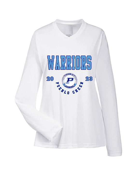 Pueblo HS Cheer Swoop - Womens Performance Longsleeve