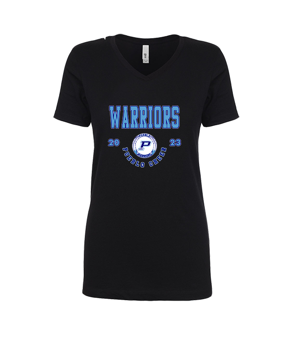 Pueblo HS Cheer Swoop - Womens Vneck