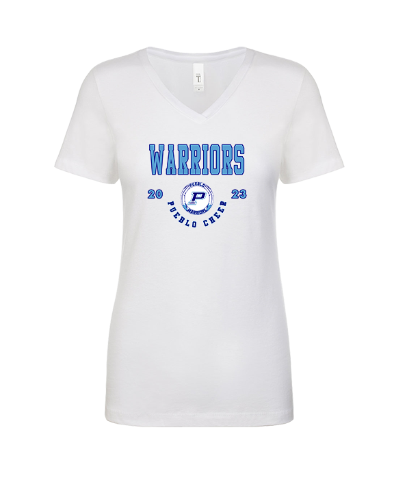 Pueblo HS Cheer Swoop - Womens Vneck