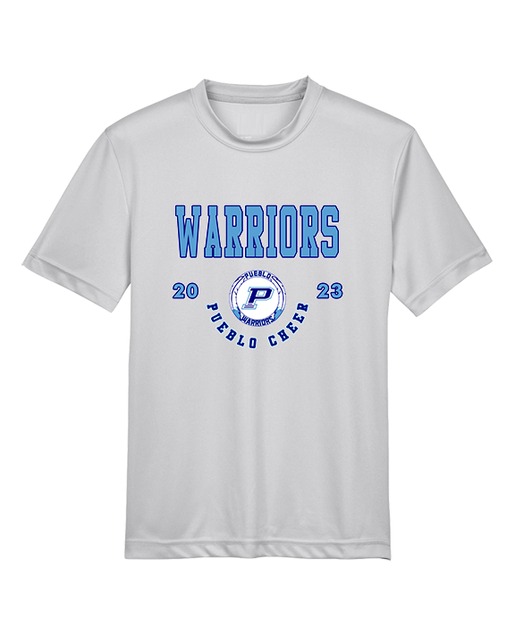 Pueblo HS Cheer Swoop - Youth Performance Shirt