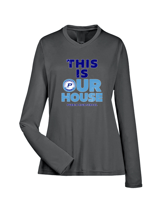 Pueblo HS Cheer TIOH - Womens Performance Longsleeve