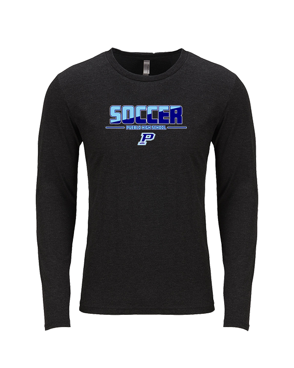 Pueblo HS Girls Soccer Cut - Tri-Blend Long Sleeve