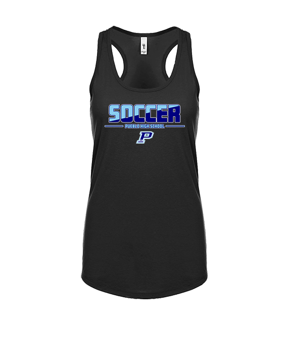 Pueblo HS Girls Soccer Cut - Womens Tank Top