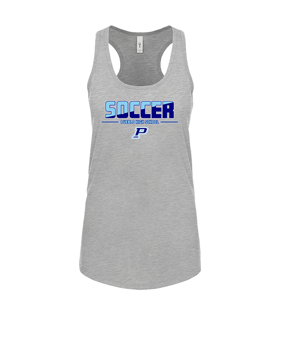 Pueblo HS Girls Soccer Cut - Womens Tank Top