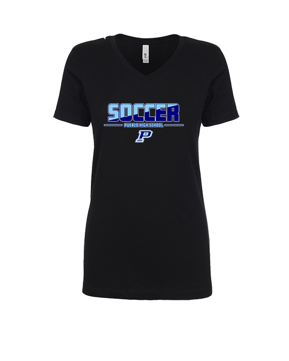 Pueblo HS Girls Soccer Cut - Womens V-Neck