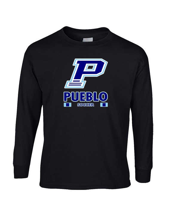 Pueblo HS Girls Soccer Stacked - Cotton Longsleeve