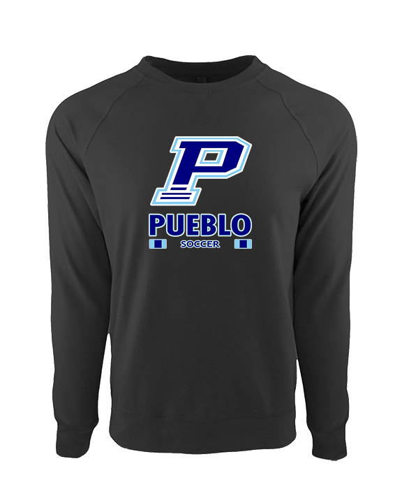 Pueblo HS Girls Soccer Stacked - Crewneck Sweatshirt