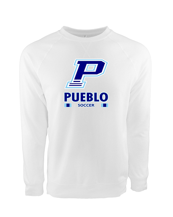 Pueblo HS Girls Soccer Stacked - Crewneck Sweatshirt