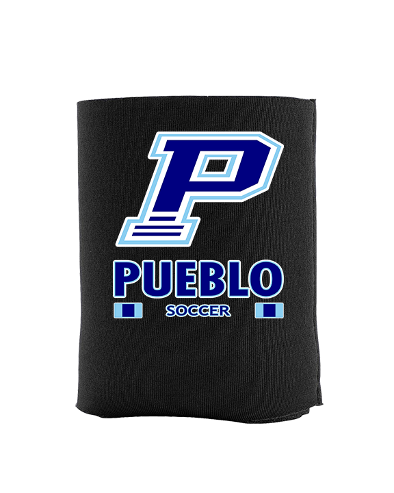 Pueblo HS Girls Soccer Stacked - Koozie