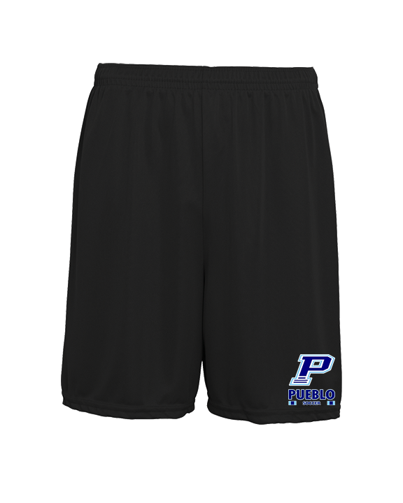 Pueblo HS Girls Soccer Stacked - Mens 7inch Training Shorts