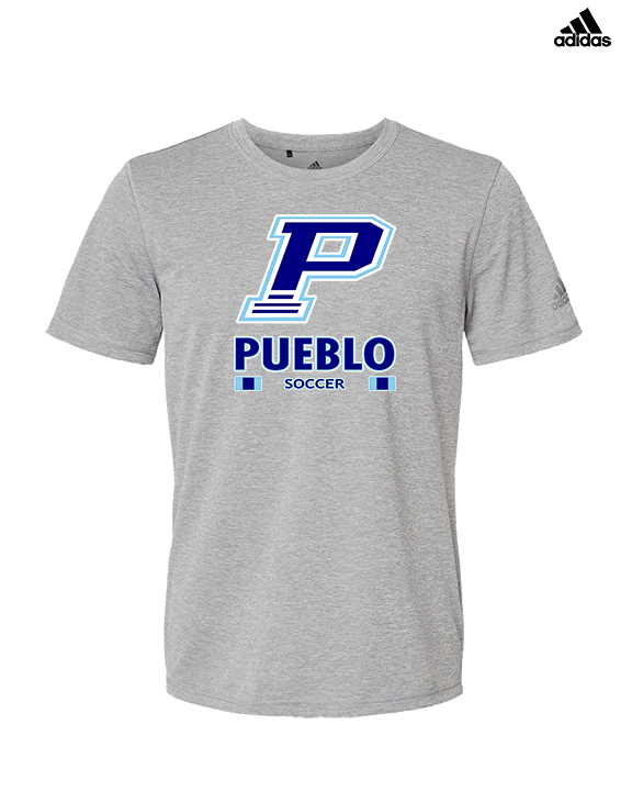 Pueblo HS Girls Soccer Stacked - Mens Adidas Performance Shirt