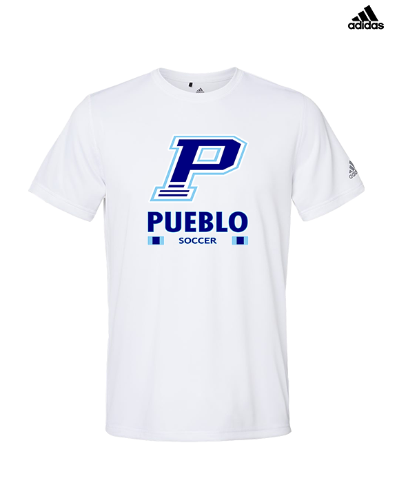 Pueblo HS Girls Soccer Stacked - Mens Adidas Performance Shirt