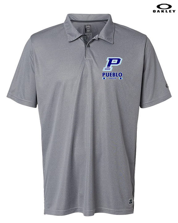 Pueblo HS Girls Soccer Stacked - Mens Oakley Polo