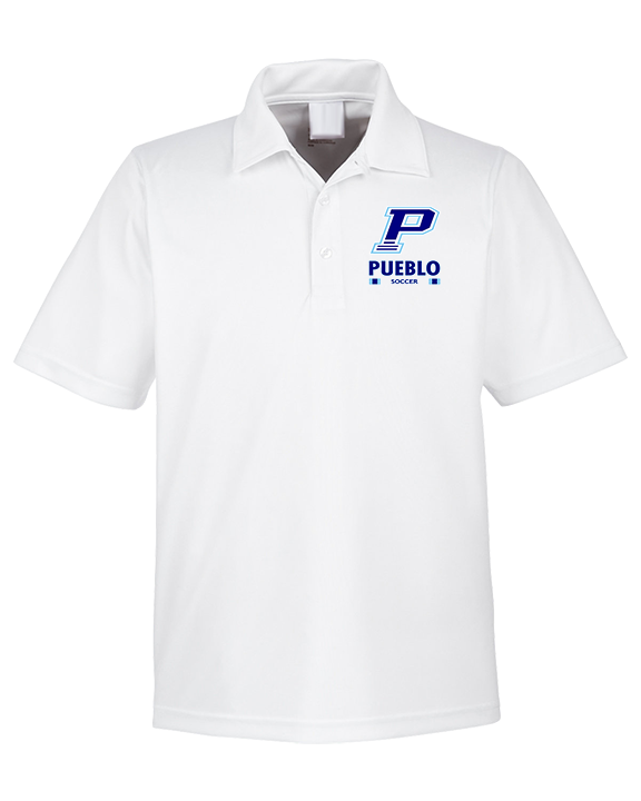 Pueblo HS Girls Soccer Stacked - Mens Polo