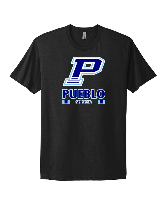 Pueblo HS Girls Soccer Stacked - Mens Select Cotton T-Shirt