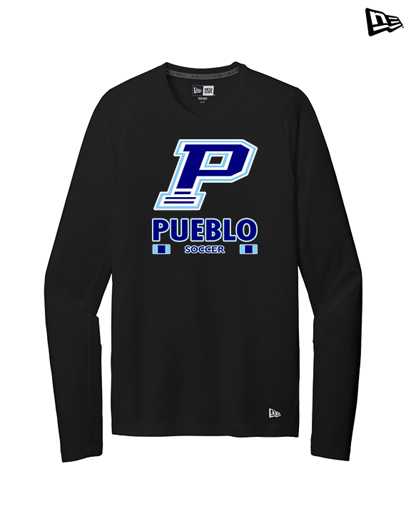 Pueblo HS Girls Soccer Stacked - New Era Performance Long Sleeve