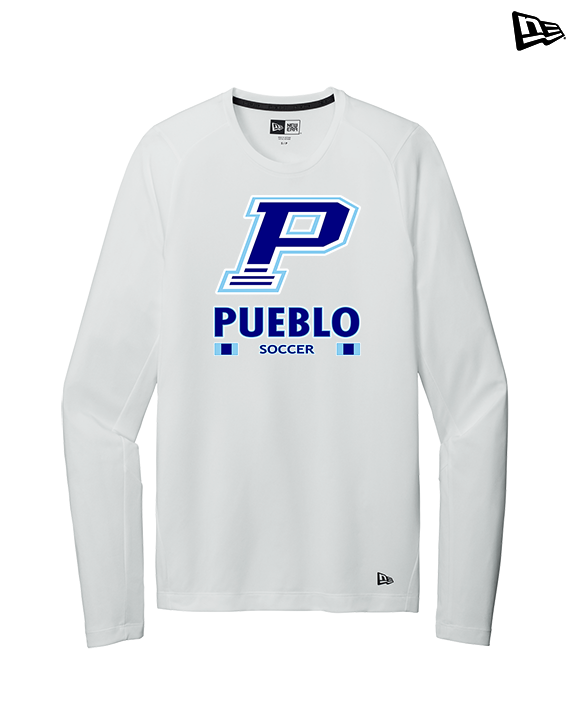 Pueblo HS Girls Soccer Stacked - New Era Performance Long Sleeve