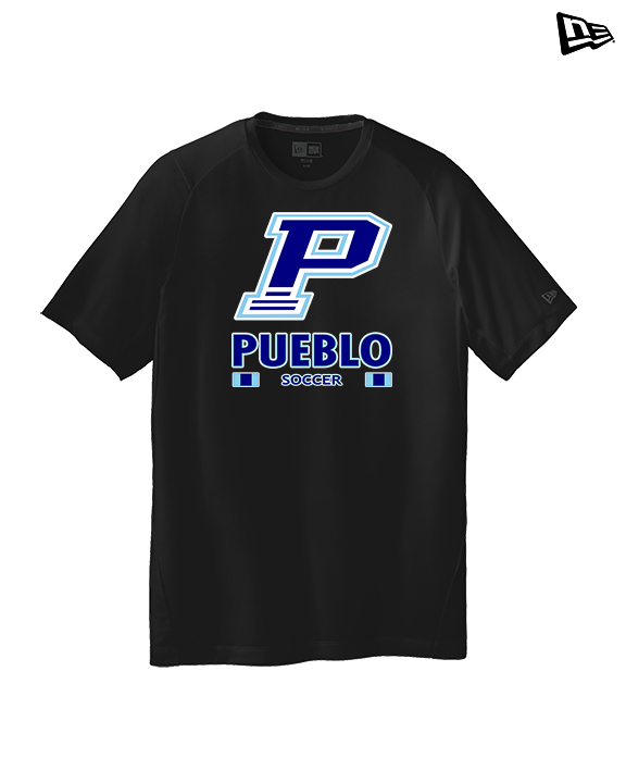 Pueblo HS Girls Soccer Stacked - New Era Performance Shirt