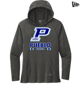 Pueblo HS Girls Soccer Stacked - New Era Tri-Blend Hoodie