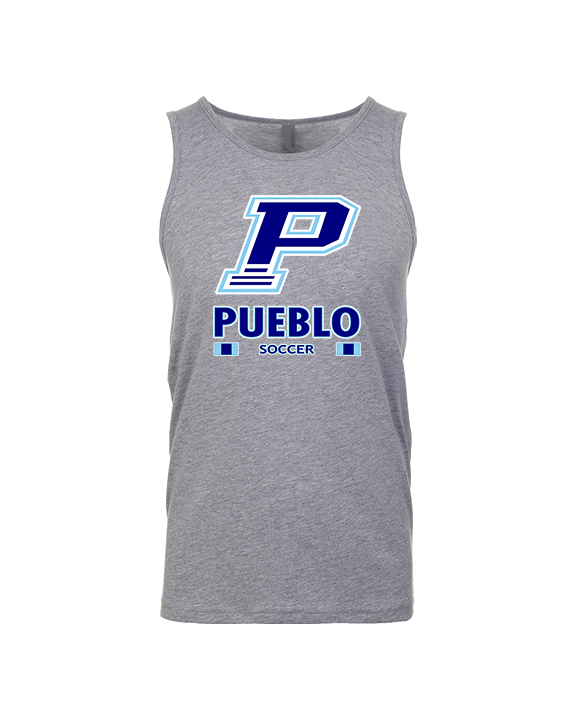 Pueblo HS Girls Soccer Stacked - Tank Top