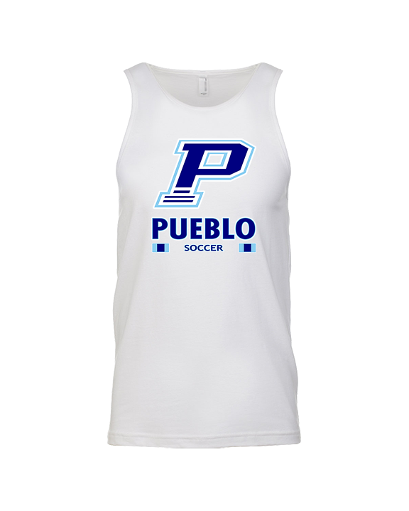 Pueblo HS Girls Soccer Stacked - Tank Top