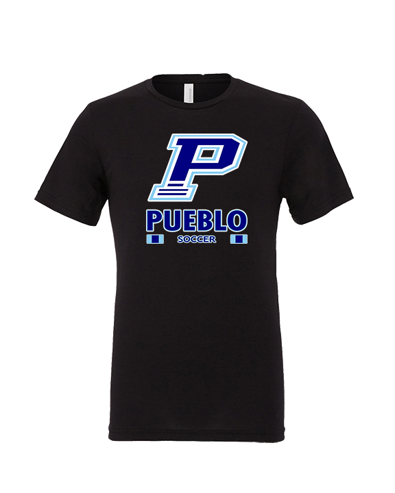 Pueblo HS Girls Soccer Stacked - Tri-Blend Shirt