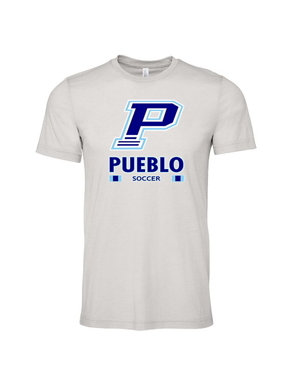 Pueblo HS Girls Soccer Stacked - Tri-Blend Shirt