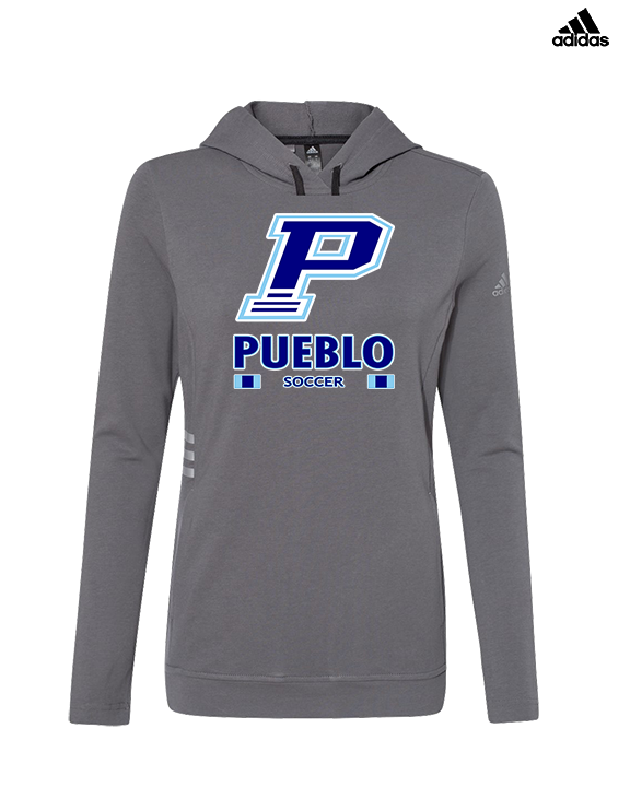 Pueblo HS Girls Soccer Stacked - Womens Adidas Hoodie