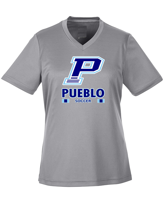 Pueblo HS Girls Soccer Stacked - Womens Performance Shirt