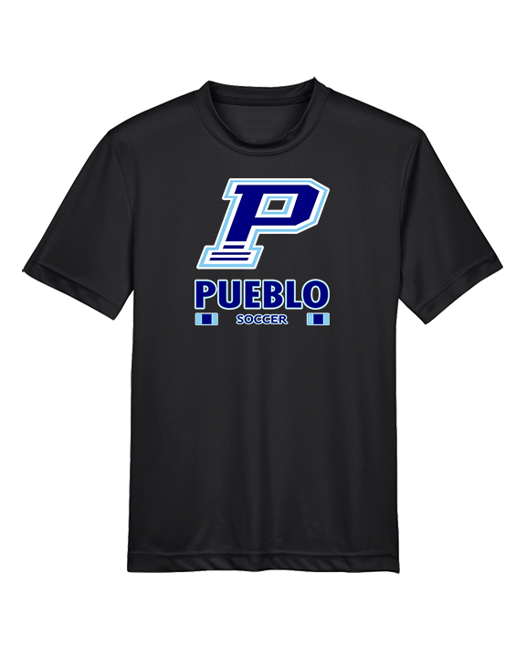 Pueblo HS Girls Soccer Stacked - Youth Performance Shirt