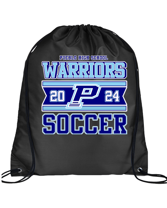 Pueblo HS Girls Soccer Stamp - Drawstring Bag