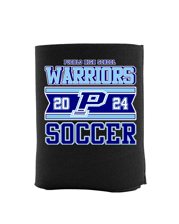 Pueblo HS Girls Soccer Stamp - Koozie