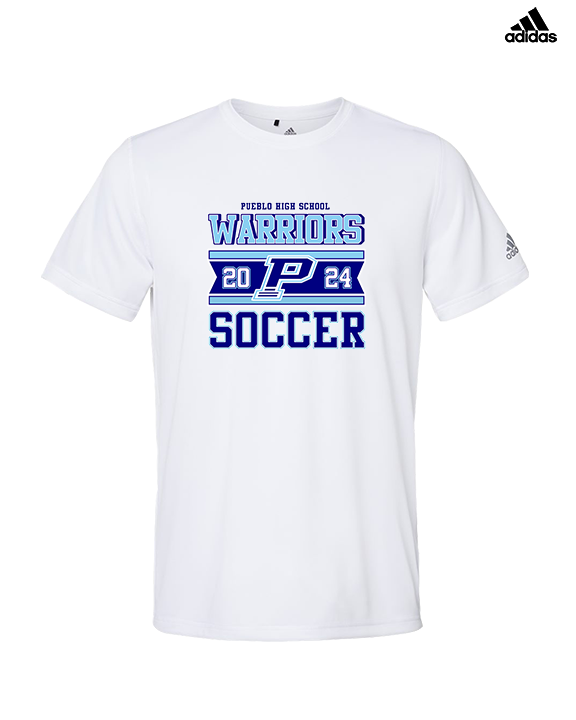 Pueblo HS Girls Soccer Stamp - Mens Adidas Performance Shirt