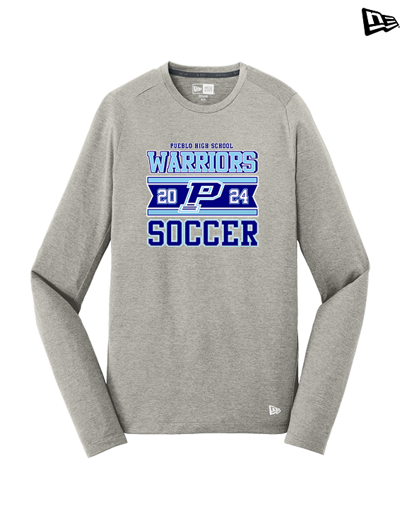 Pueblo HS Girls Soccer Stamp - New Era Performance Long Sleeve