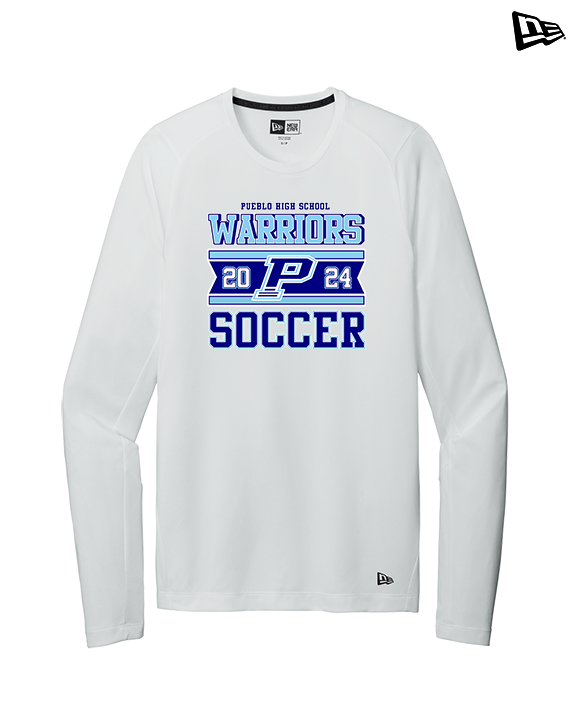 Pueblo HS Girls Soccer Stamp - New Era Performance Long Sleeve