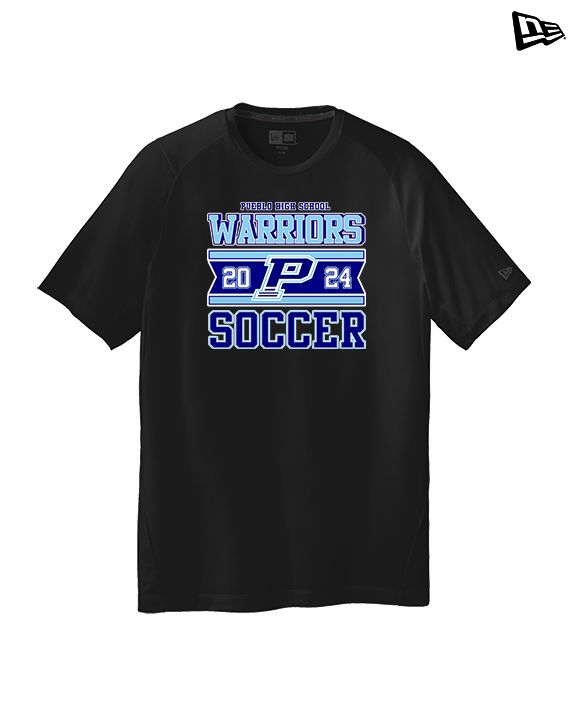 Pueblo HS Girls Soccer Stamp - New Era Performance Shirt