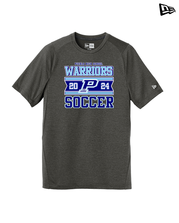 Pueblo HS Girls Soccer Stamp - New Era Performance Shirt