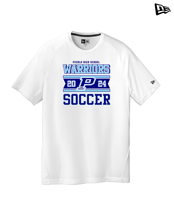 Pueblo HS Girls Soccer Stamp - New Era Performance Shirt