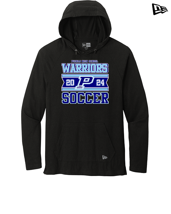 Pueblo HS Girls Soccer Stamp - New Era Tri-Blend Hoodie