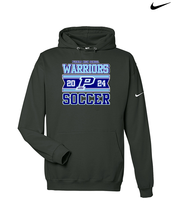 Pueblo HS Girls Soccer Stamp - Nike Club Fleece Hoodie