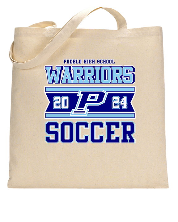 Pueblo HS Girls Soccer Stamp - Tote