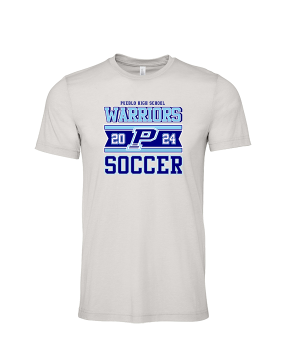 Pueblo HS Girls Soccer Stamp - Tri-Blend Shirt