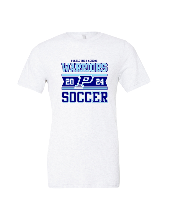 Pueblo HS Girls Soccer Stamp - Tri-Blend Shirt