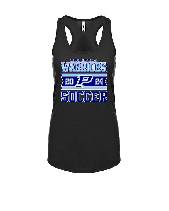 Pueblo HS Girls Soccer Stamp - Womens Tank Top